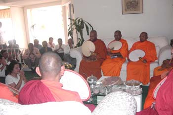 2003 at Dana ceremony of Dr Ananda Guruge's home at Los Angeles.jpg